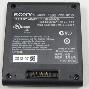 🔌 New 🔌  Genuine, Original SONY Battery Adapter, Model: VGP-BC10